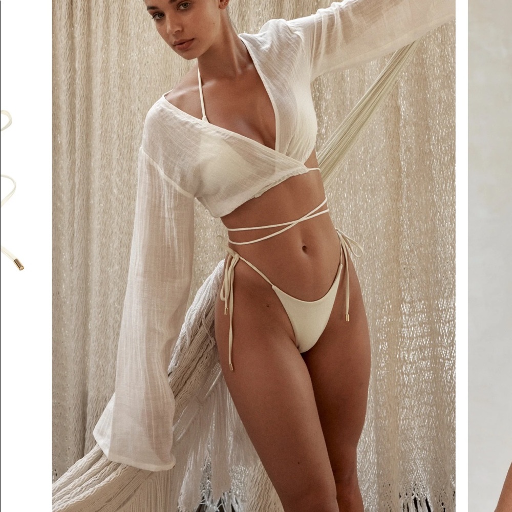 Monday swimwear - Palma bottom - medium in ivory